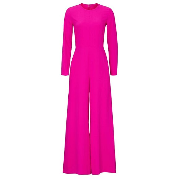 Adam Lippes Bright Pink Jumpsuit - Picture 5 of 5